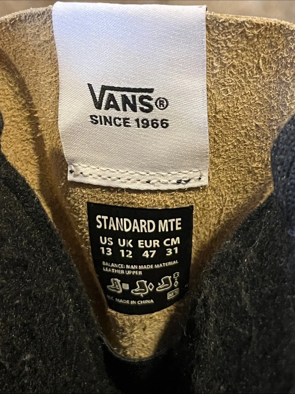 Vans Standard MTE Jake Kuzyk Tan and Black Snow Boots